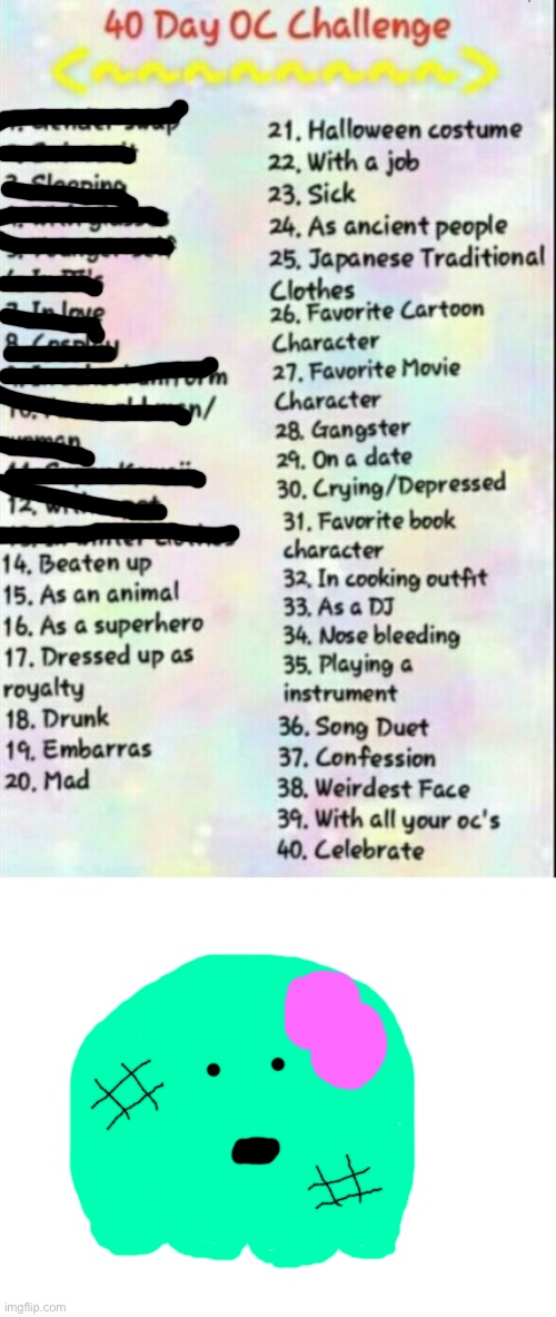 Day #14 | image tagged in 40 day oc challenge | made w/ Imgflip meme maker