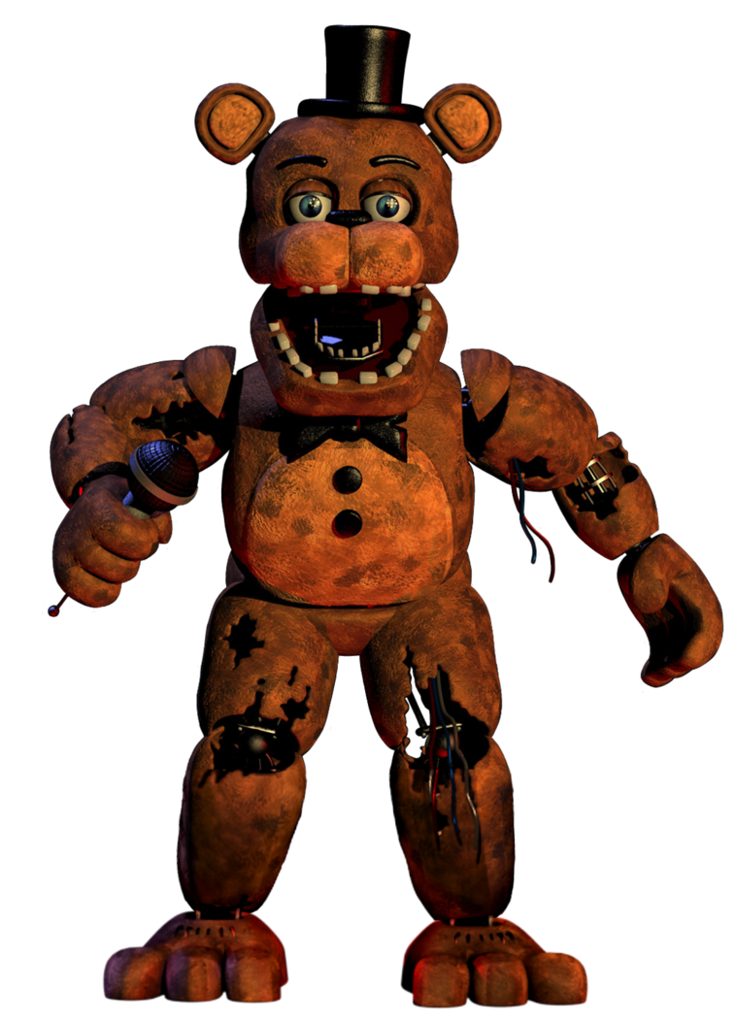 Withered Freddy Freddy Fazbear Sticker - Withered Freddy Withered