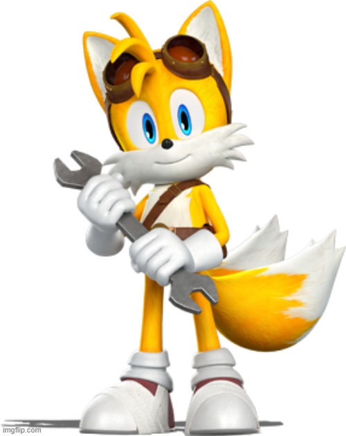 image tagged in tails,tails the fox,sonic boom | made w/ Imgflip meme maker
