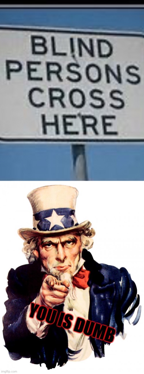 YOU IS DUMB | image tagged in memes,uncle sam | made w/ Imgflip meme maker