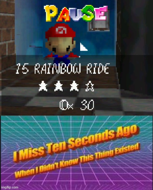 I didn't know cursed images are a thing in Mario. | image tagged in memes,i miss ten seconds ago when i didn't know this thing existed,cursed image,super mario 64 | made w/ Imgflip meme maker