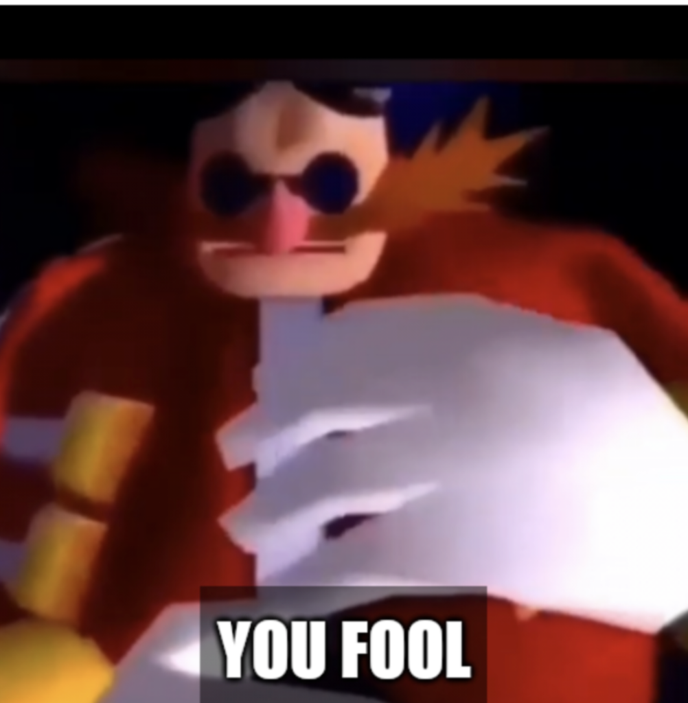 You fool Blank Meme Template