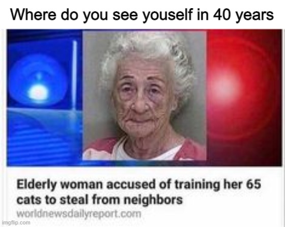 I train my birds to memories people bank pins when the go to the ATM | Where do you see youself in 40 years | image tagged in funny | made w/ Imgflip meme maker