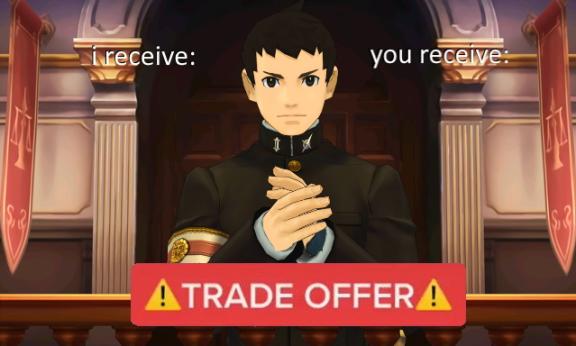 Trade offer Blank Meme Template