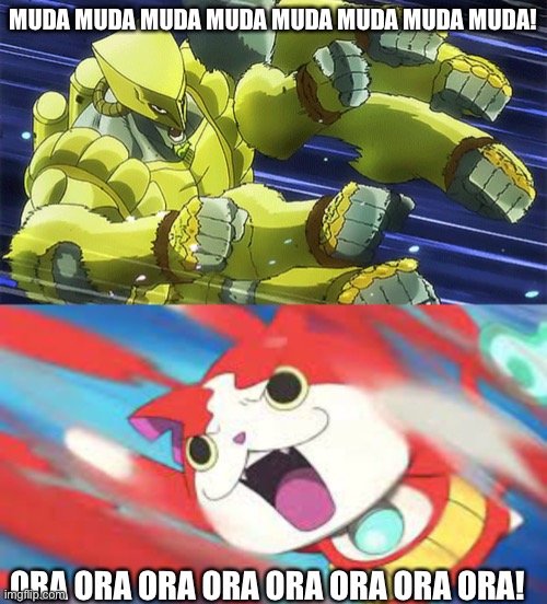 Top 10 best anime battles | MUDA MUDA MUDA MUDA MUDA MUDA MUDA MUDA! ORA ORA ORA ORA ORA ORA ORA ORA! | made w/ Imgflip meme maker