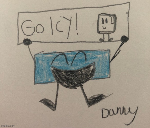 A drawing of Bracelety from BFB | image tagged in bfb,bfdi,bracelety,drawings | made w/ Imgflip meme maker