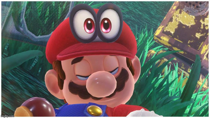 if monday had a face: | image tagged in memes,mario,cursed image | made w/ Imgflip meme maker