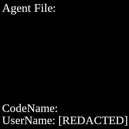 High Quality Agent File Blank Meme Template