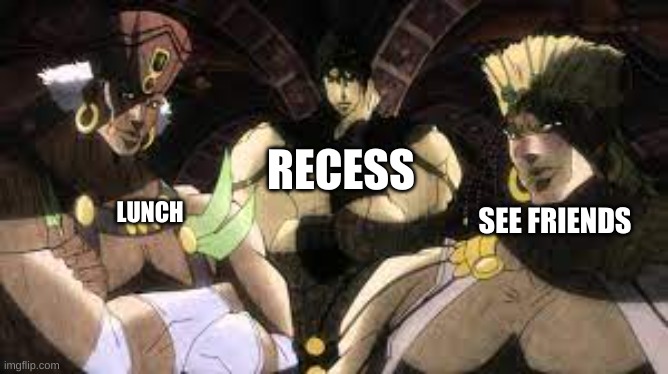 SEE FRIENDS LUNCH RECESS | made w/ Imgflip meme maker