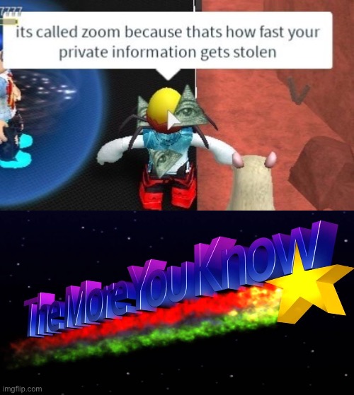The more you know | image tagged in the more you know,memes,funny,not really a gif,roblox,zoom | made w/ Imgflip meme maker