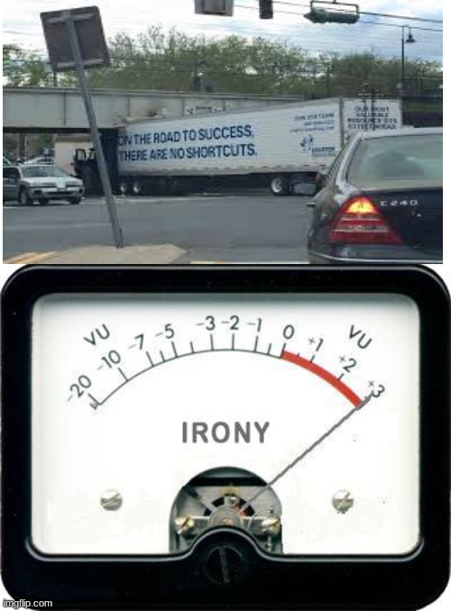 Ironic indeed | image tagged in irony meter | made w/ Imgflip meme maker