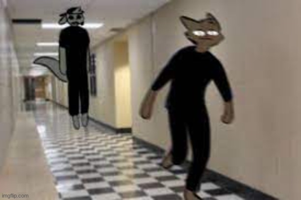 image tagged in furries,furry,floating boy chasing running boy | made w/ Imgflip meme maker