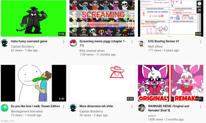 yt suggestions | made w/ Imgflip meme maker