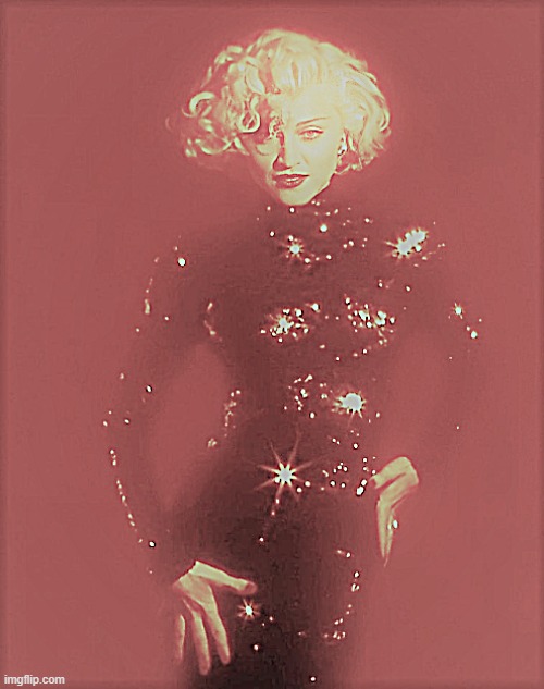 Madonna as "Breathless Mahoney" in Dick Tracy (1989) | image tagged in madonna as breathless mahoney in dick tracy 1989 | made w/ Imgflip meme maker