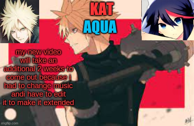 Final fantasy is cool | my new video will take an additional 2 weeks to come out because i had to change music andi have to edit it to make it extended | image tagged in final fantasy is cool | made w/ Imgflip meme maker