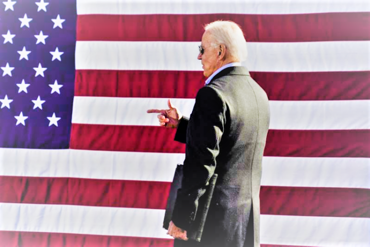 Joe Biden sunglasses flag redux Blank Meme Template