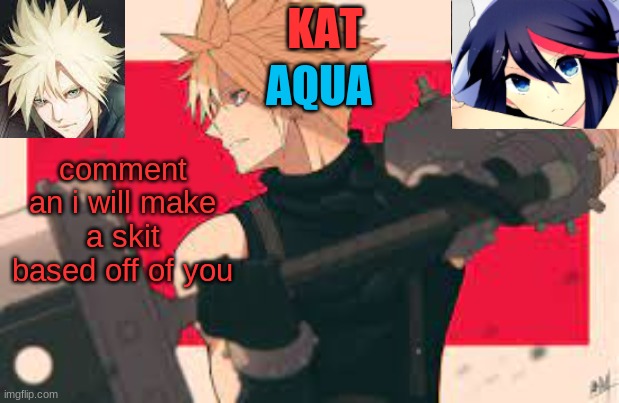 Final fantasy is cool | comment an i will make a skit based off of you | image tagged in final fantasy is cool | made w/ Imgflip meme maker