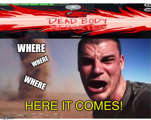 where | WHERE; WHERE; WHERE; HERE IT COMES! | image tagged in here it come meme | made w/ Imgflip meme maker