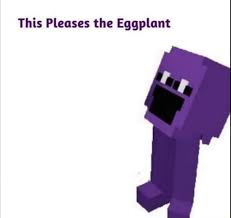 This pleases the eggplant Blank Meme Template