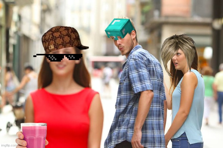 gucci gf VS karen gf | image tagged in memes,distracted boyfriend | made w/ Imgflip meme maker