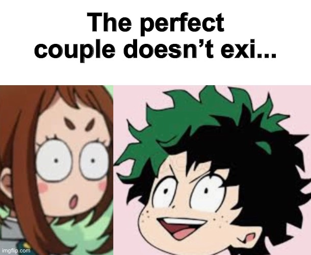 IZOUCHA!!! | The perfect couple doesn’t exi... | image tagged in funny,memes,anime,my hero academia | made w/ Imgflip meme maker