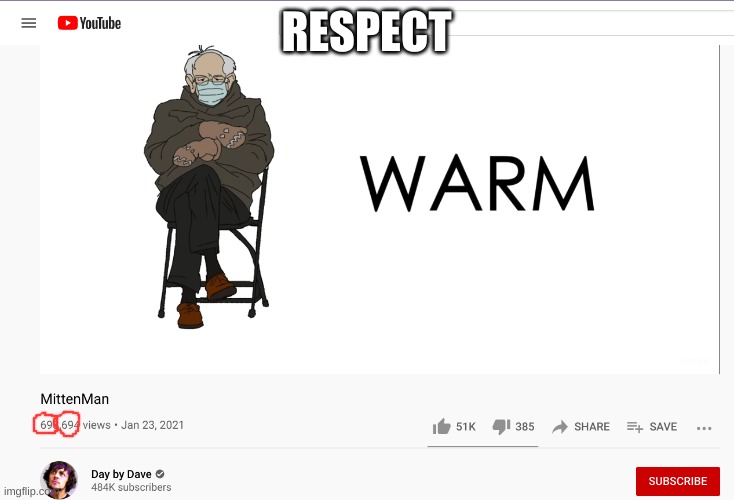 Nice | RESPECT | image tagged in 69 | made w/ Imgflip meme maker