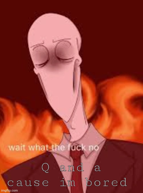 Q and a cause im bored | made w/ Imgflip meme maker