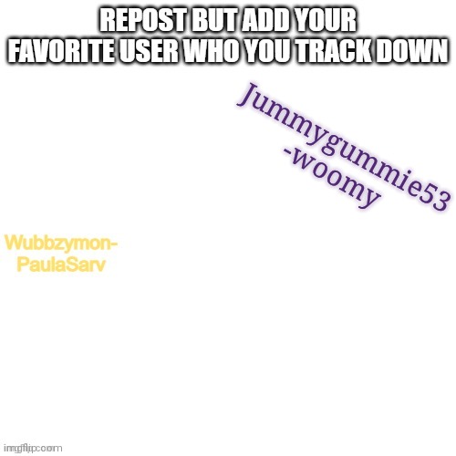 Cuz friend | Jummygummie53
-woomy | made w/ Imgflip meme maker