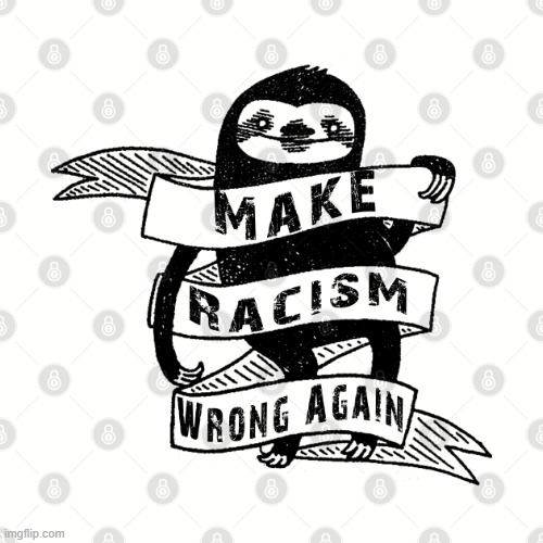 MRWA (lol) & stay slothy my friends. | image tagged in sloth make racism wrong again,sloth,racism,no racism,new template,repost | made w/ Imgflip meme maker