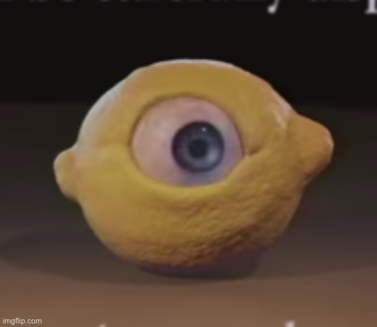 Shocked Omega Mart Lemon | image tagged in shocked omega mart lemon | made w/ Imgflip meme maker