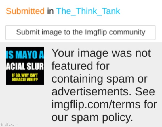 think_tank is a little biased | image tagged in mayo,racial slur,conservative hypocrisy,woke conservatives,miracle whip,triggered conservatives | made w/ Imgflip meme maker