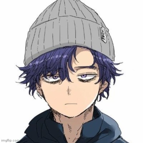 Shinsou with beanie | made w/ Imgflip meme maker