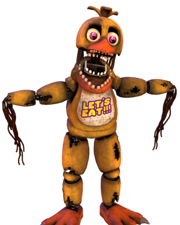 High Quality Withered Chica Blank Meme Template