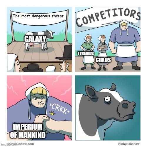image tagged in warhammer 40k | made w/ Imgflip meme maker