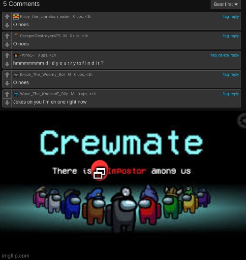 2 | image tagged in there is 1 imposter among us | made w/ Imgflip meme maker