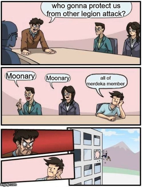 legion discussion | image tagged in moonary,funny memes | made w/ Imgflip meme maker