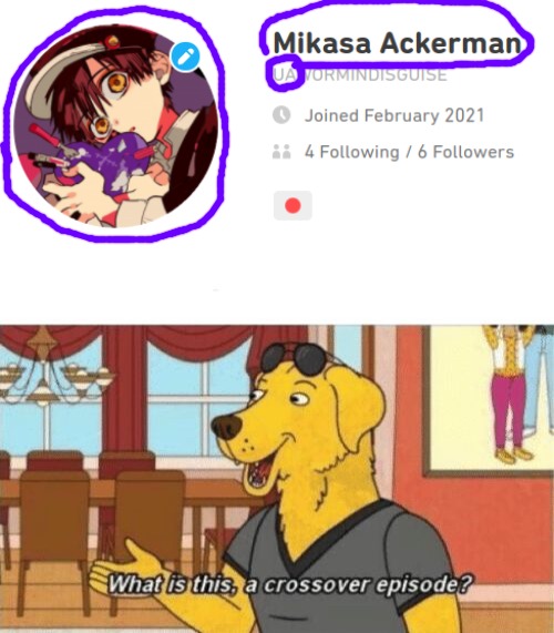 bad meme ik sorry | image tagged in crossover dog | made w/ Imgflip meme maker