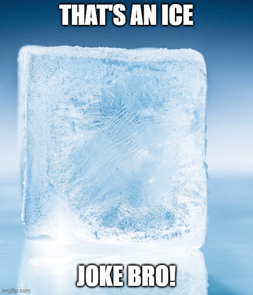 THAT'S AN ICE JOKE BRO! | made w/ Imgflip meme maker