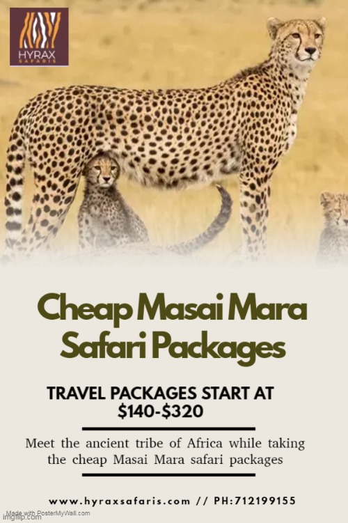 Cheap Masai Mara Safari Packages | image tagged in kenya wildlife safari tours,best kenya safari tours,kenya wildlife tour packages | made w/ Imgflip meme maker