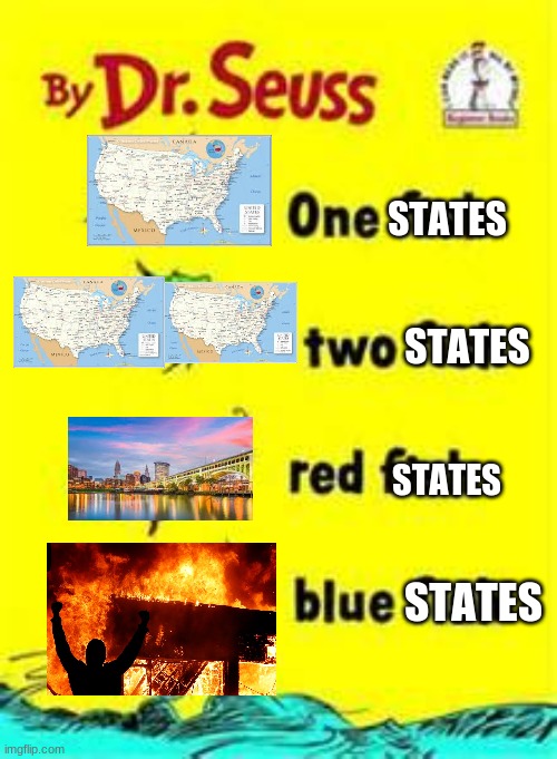 one fish two fish red fish blue fish | STATES; STATES; STATES; STATES | image tagged in one fish two fish red fish blue fish | made w/ Imgflip meme maker