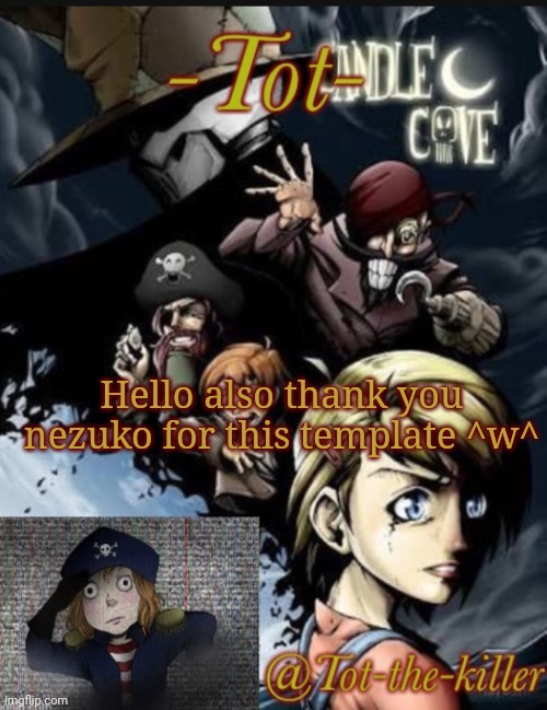 Hello also thank you nezuko for this template ^w^ | made w/ Imgflip meme maker