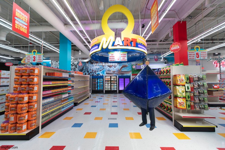 Ramiel in Omega Mart | made w/ Imgflip meme maker
