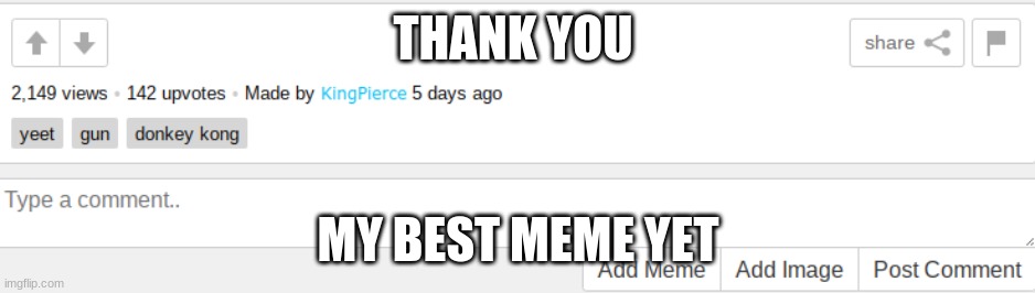 thank you for my awesome followerx | THANK YOU; MY BEST MEME YET | image tagged in thanks,followers | made w/ Imgflip meme maker