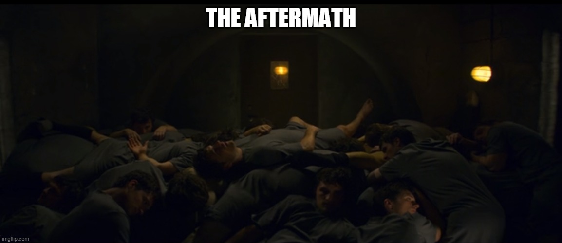 Josh Fight Aftermath | THE AFTERMATH | image tagged in josh fight aftermath,memes | made w/ Imgflip meme maker