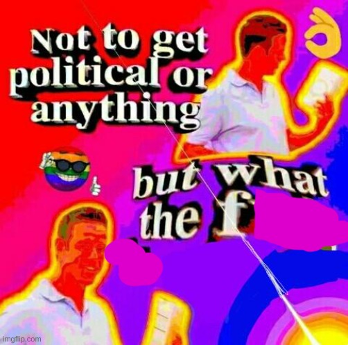 Not to get political but tf | image tagged in not to get political but tf | made w/ Imgflip meme maker