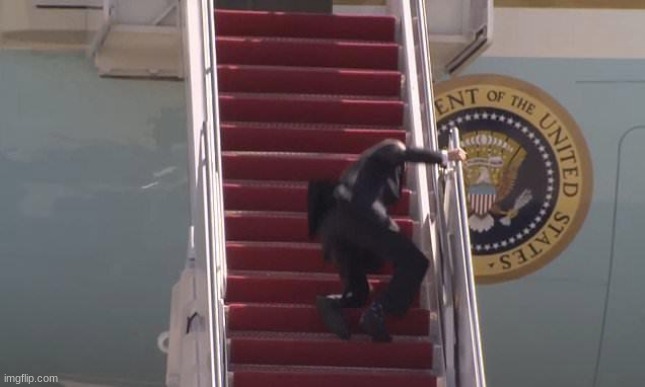 Biden Fall | image tagged in biden fall | made w/ Imgflip meme maker