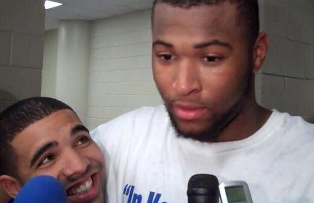 High Quality Drake and Demarcus Cousins Blank Meme Template