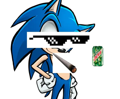 High Quality Sonic Weed Blank Meme Template
