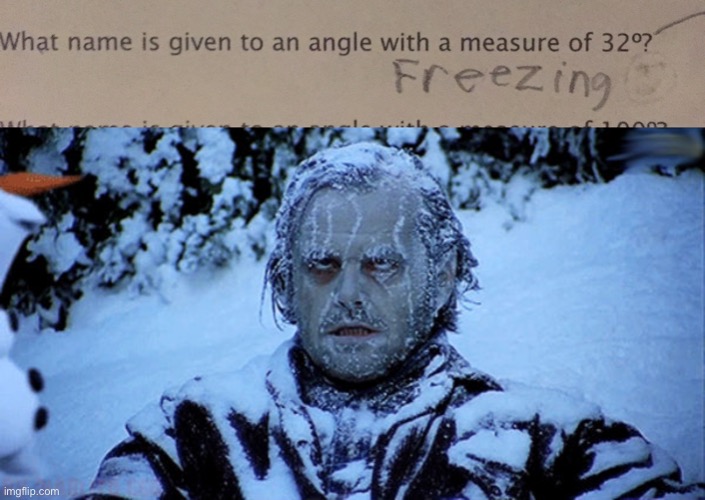 You could say that problem was a little “Chilly” | image tagged in freezing cold,funny,memes,school,get it chilly instead of tricky | made w/ Imgflip meme maker