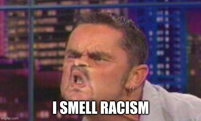 I smell... | I SMELL RACISM | image tagged in i smell | made w/ Imgflip meme maker